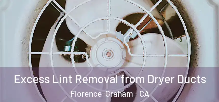 Excess Lint Removal from Dryer Ducts Florence-Graham - CA